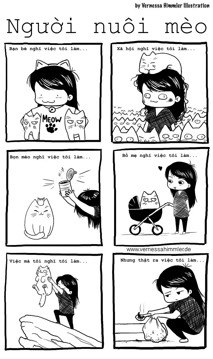 funny cat owner life comics vernessa himmler 20 5be54d64d10b8 700