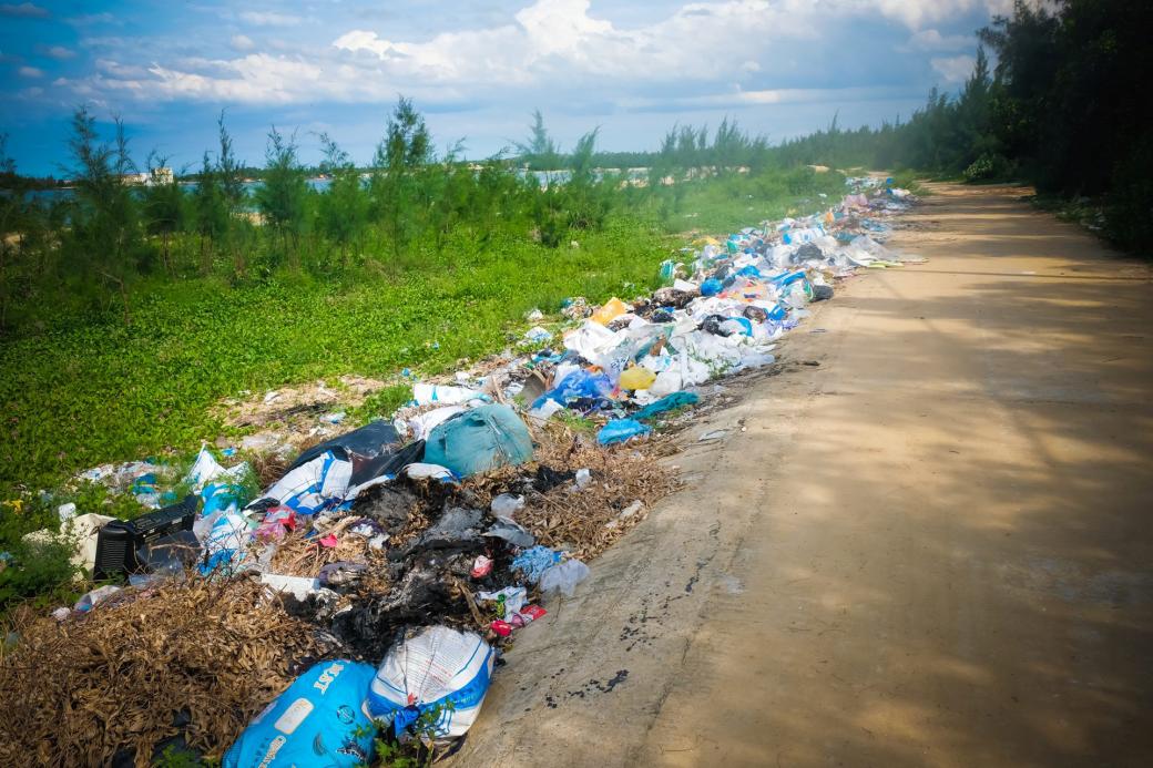 Xã đảo Tam Hải, Núi Thành (Quảng Nam) không có nơi xử lý rác.