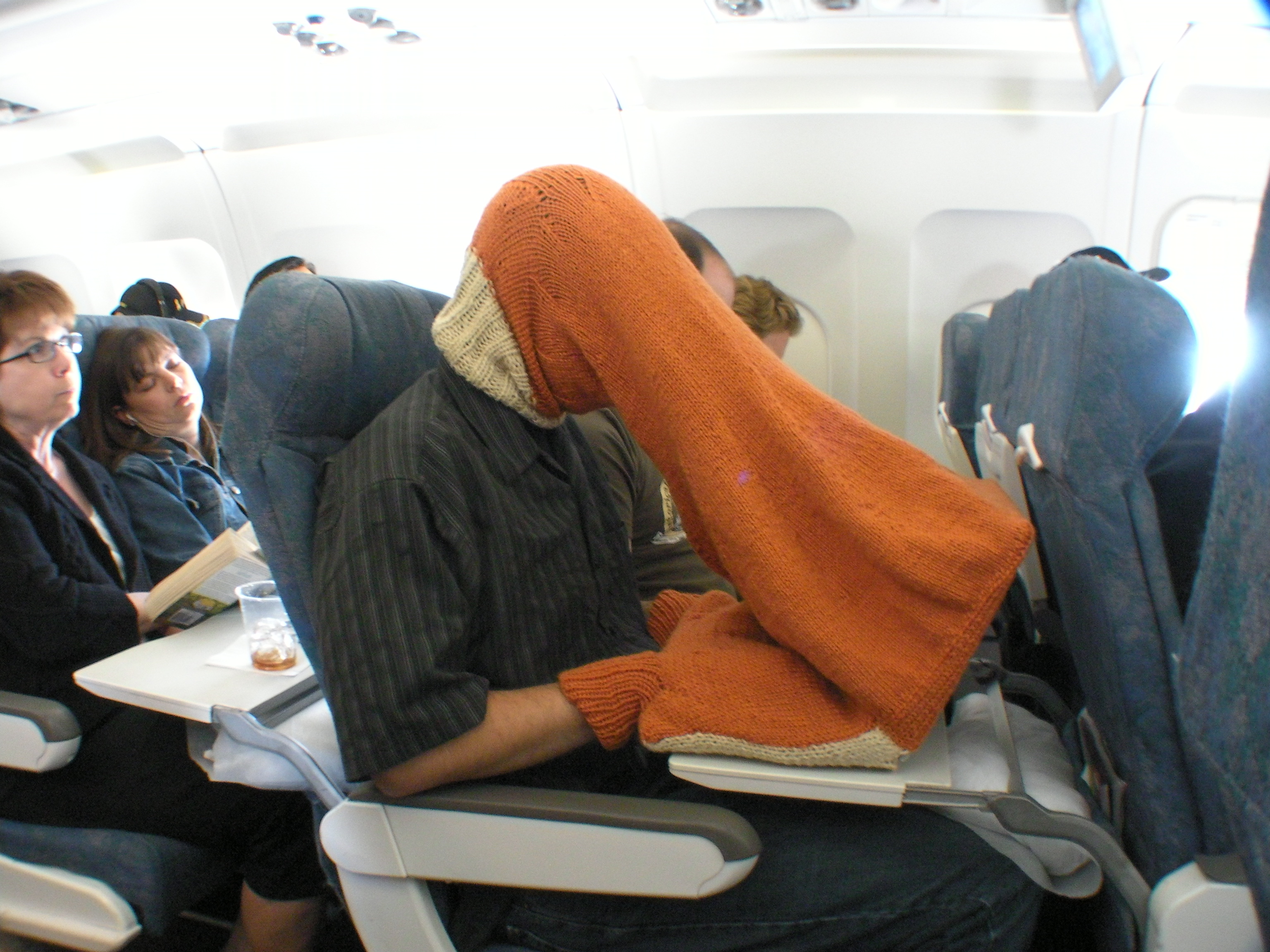 Смешные пассажиры в самолете