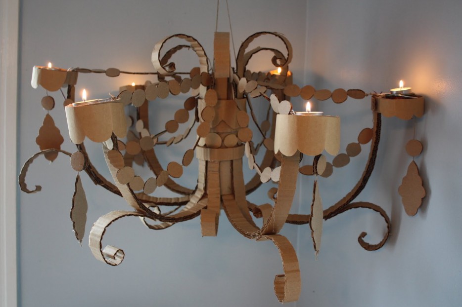 10 cardboard chandelier1