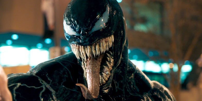 venom symbiote costume teeth tongue