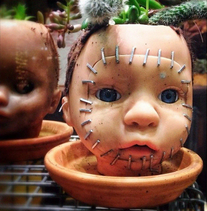 creepy baby doll head planters 12 5ae8339500759 700