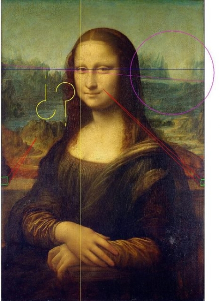perspective mona lisa to the louvre museum 467x640