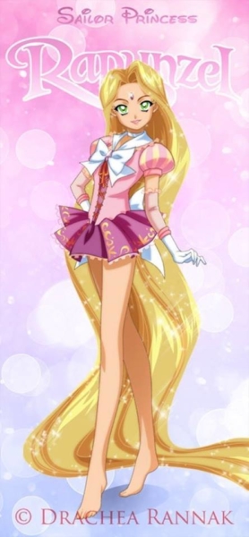 sailor princess rapunzel
