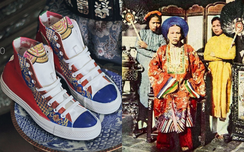 Đôi Converse hoạ tiết cung đình thời Nguyễn có phải là đôi giày ấn tượng nhất mà bạn từng thấy?