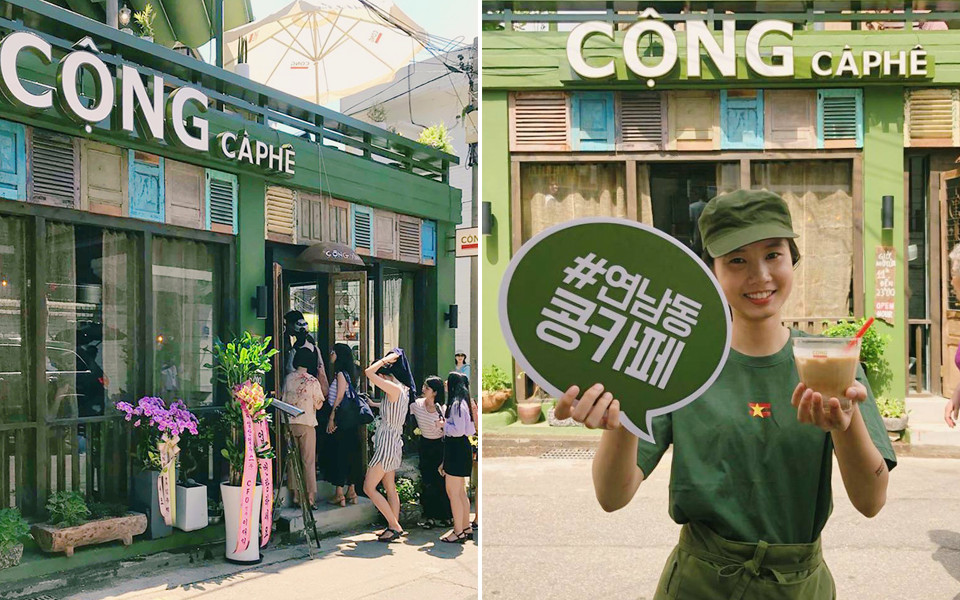Người Việt hào hứng khi quán cà phê đậm chất Việt Nam xuất hiện trên đất Hàn