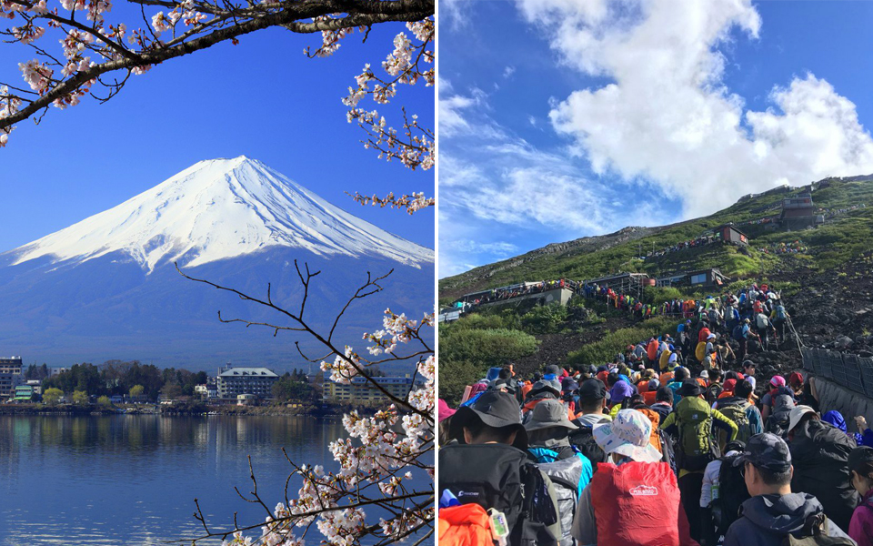 Chuyện khó tin: Tắc đường đến không thể đi nổi ngay trên đỉnh núi Phú Sĩ