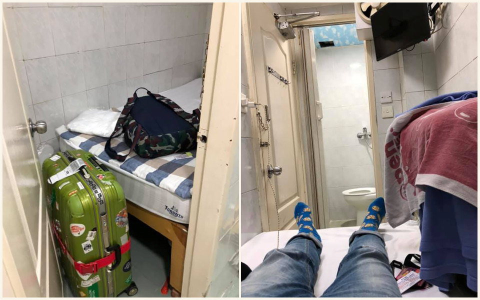 Vị khách choáng váng vì căn phòng nhỏ như 'quan tài', view... nhà vệ sinh ở Hong Kong