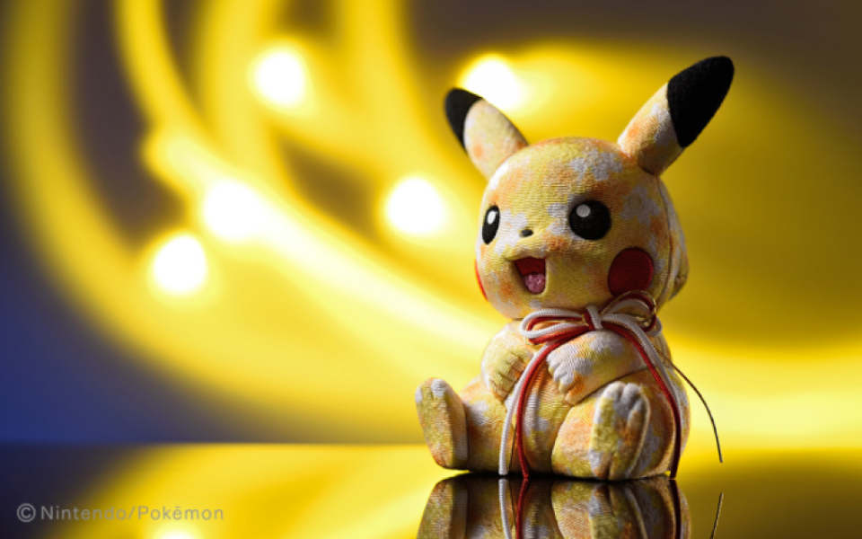 Ngắm nhìn búp bê Pikachu siêu tinh xảo được may theo kỹ thuật truyền thống của Nhật Bản