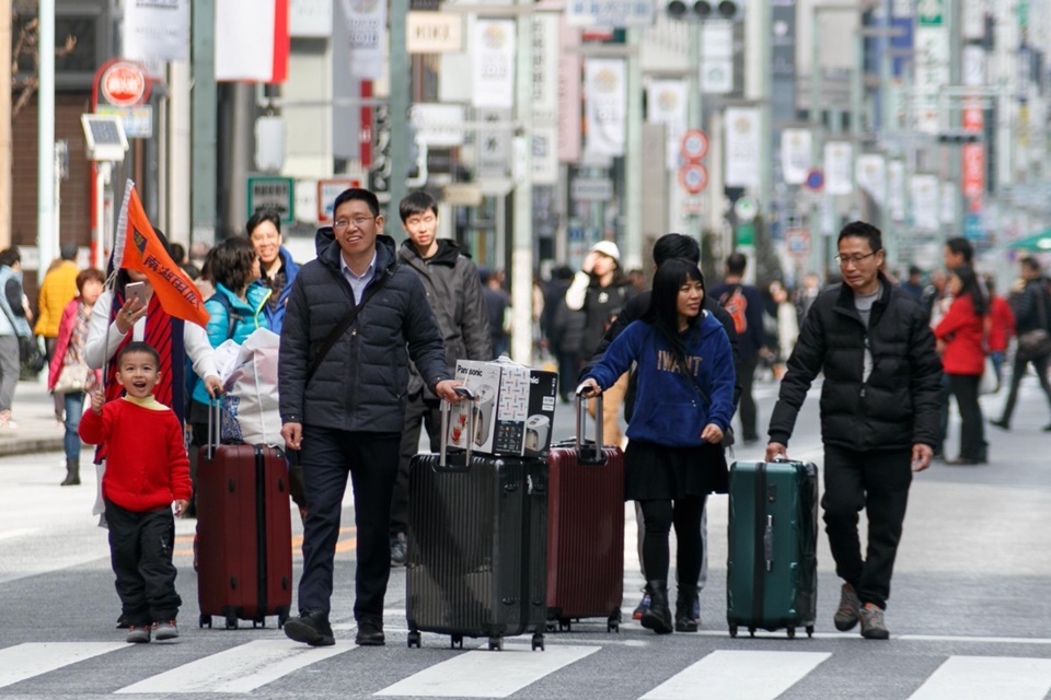 Khách du lịch Trung Quốc 'quay lưng' với Hong Kong, Đài Loan, du lịch Nhật Bản ghi nhận sự tăng trưởng kỉ lục