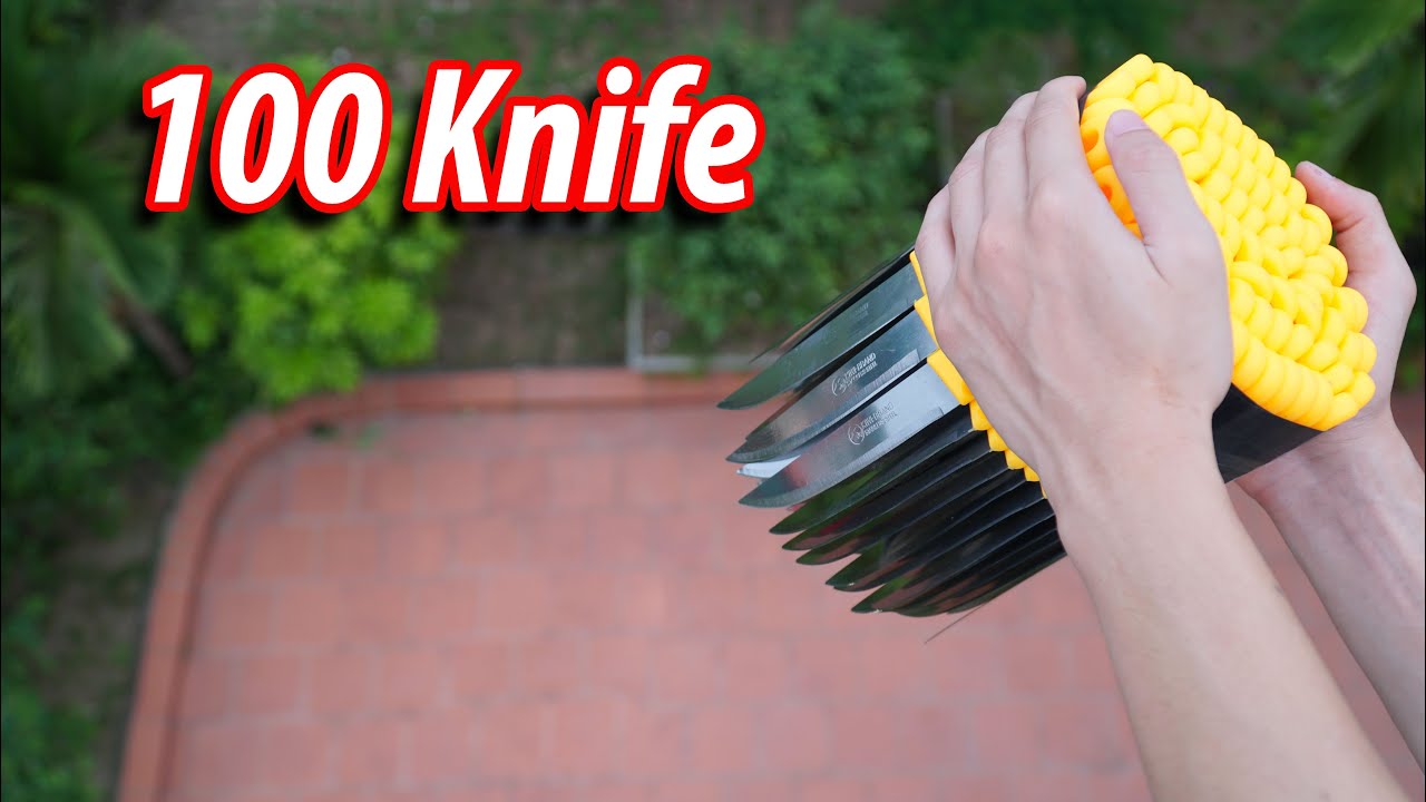 NTN Vlogs đăng clip thả 100 dao trên cao xuống bị dân mạng đồng loạt đòi tẩy chay