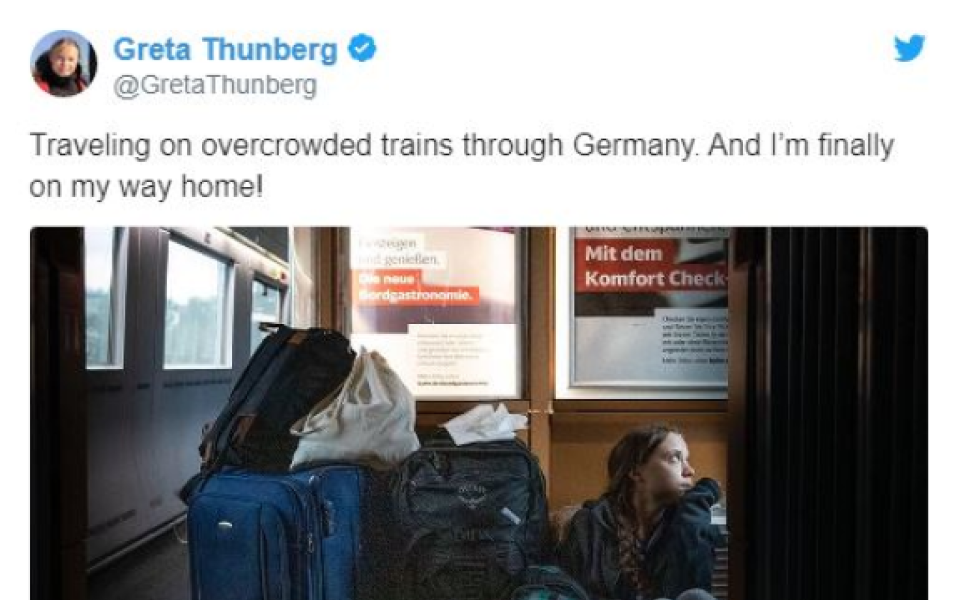 Hãng đường sắt Đức vạch trần trò 'câu like' của ê-kíp Greta Thunberg