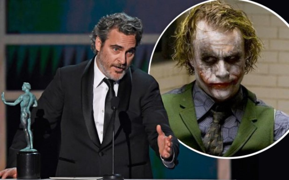 Nhận giải SAG, Joaquin Phoenix tri ân cố 'Joker' Heath Ledger, 'cà khịa' Leonardo DiCaprio và Christian Bale