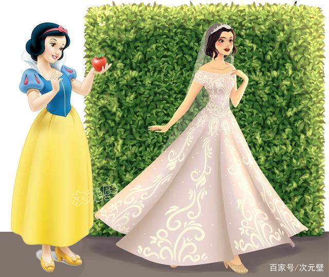 Ngất ngây trước hình ảnh công chúa Disney thời thượng với váy cưới hiệ