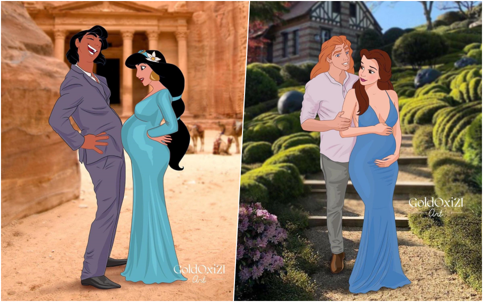 Các nàng công chúa Disney mang thai ở thời hiện đại thì sẽ như thế nào?