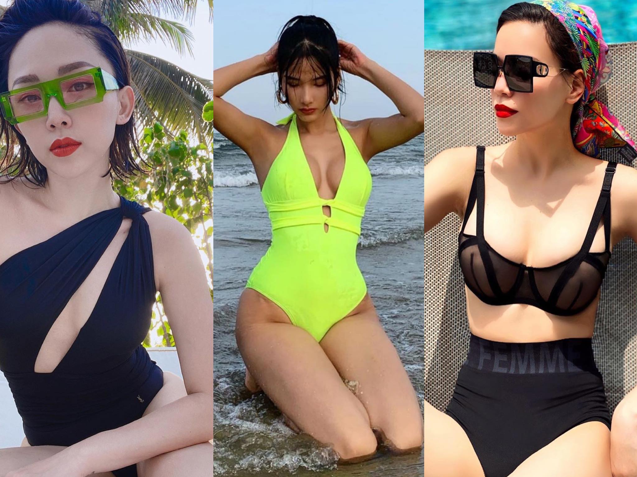 Mới đầu hè, hàng loạt mỹ nữ Việt đã khoe dáng nóng bỏng trong bộ bikini