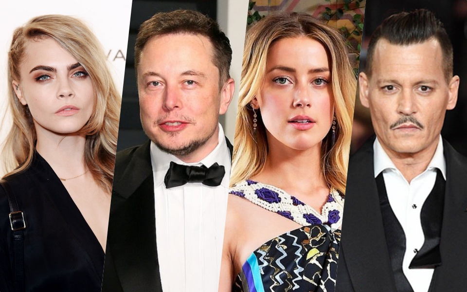 Amber Heard bị tố 'vui vẻ tập thể' với Cara Delevingne và Elon Musk ngay trong nhà Johnny Depp