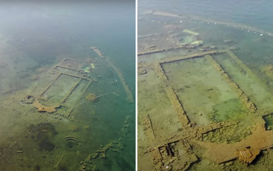 Nhà thờ chìm dưới hồ nước Thổ Nhĩ Kỳ suốt 1.600 năm bất ngờ xuất hiện nhờ mặt nước hết ô nhiễm