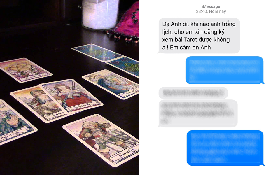 Tarot reader nổi tiếng chê khách nhắn tin bất lịch sự nào ngờ lại bị dân mạng chỉ trích ngược