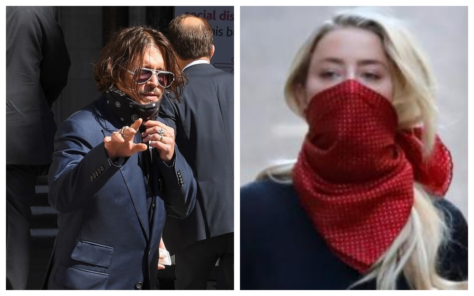 Amber Heard tung video Johnny Depp giận dữ đập phá nhà bếp trước tòa tối cao London