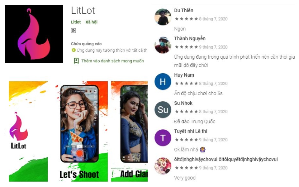Ấn Độ ra mắt ứng dụng 'LitLot' để cạnh tranh với TikTok