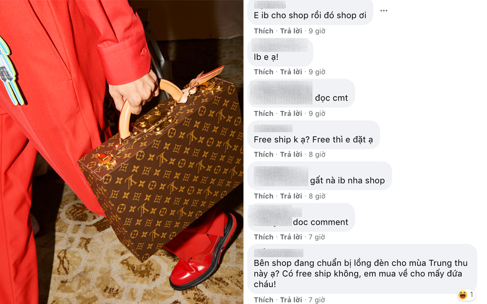 Tranh cãi việc 'inbox báo giá' của khách Việt trên Facebook hãng thời trang xa xỉ Louis Vuitton