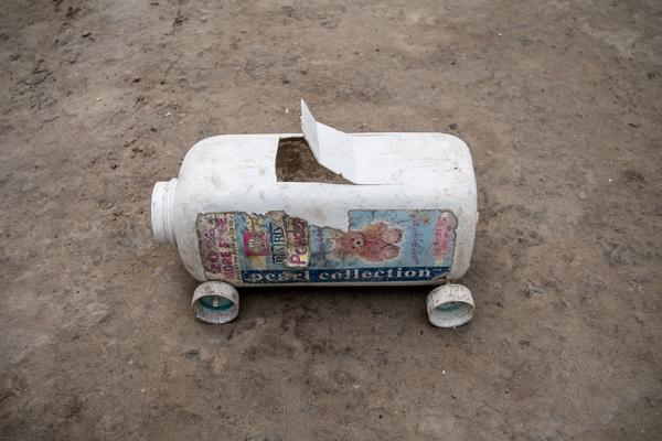 in a haitian home living on 39 month per adult the favorite toy car made out of recycled plastic items