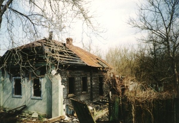 abandoned village near chernobyl