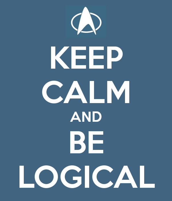 keep calm and be logical 11