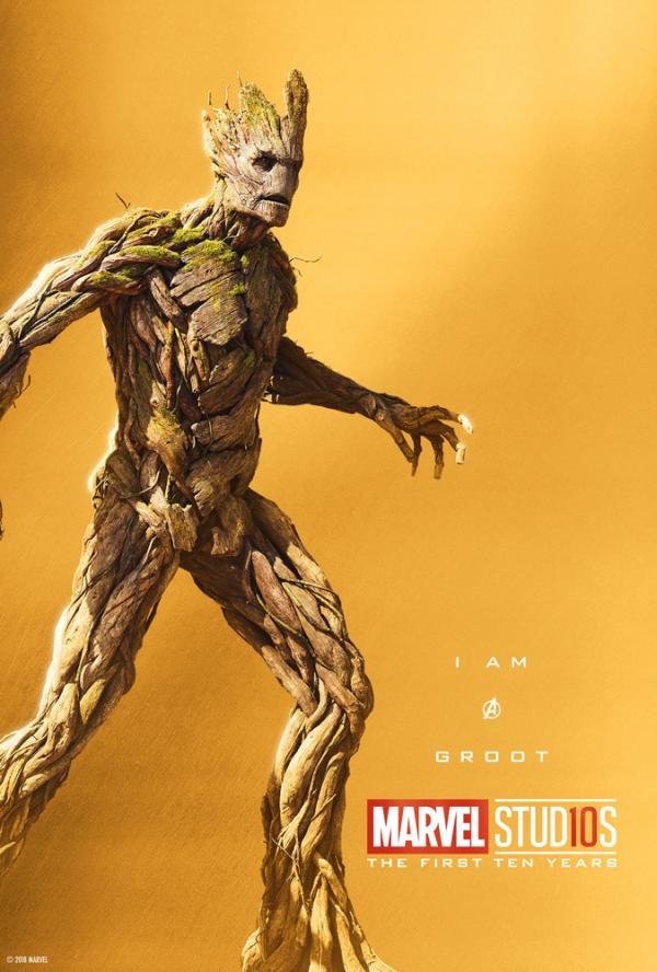 poster gold groot