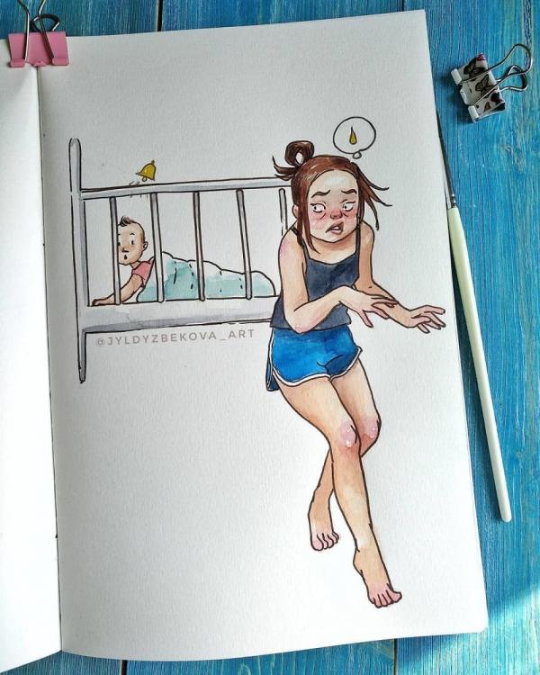 artist makes everyday illustrations that only those who have children will understand 5b29a45085548 880