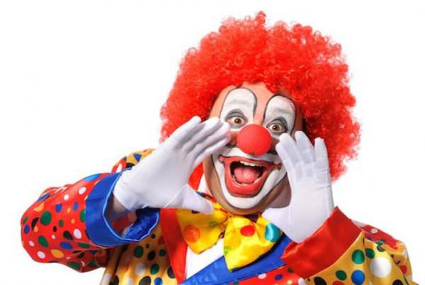 red nose clown hed