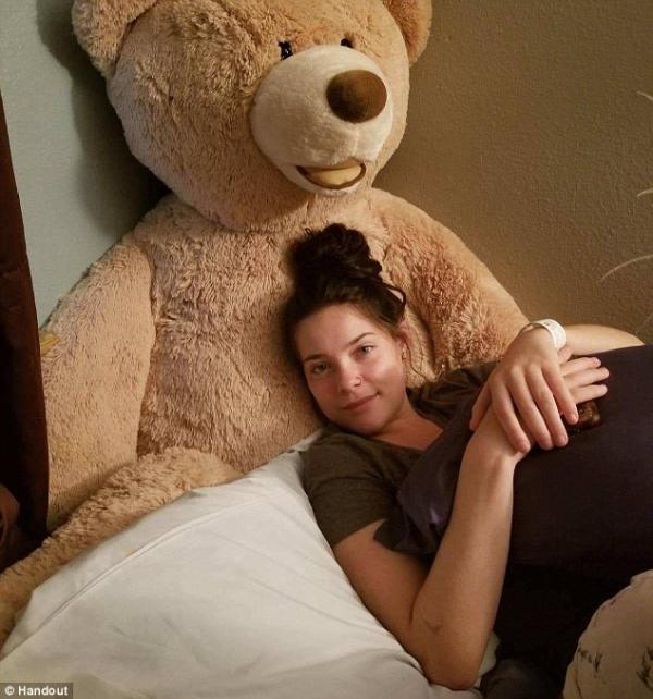 jordan holgerson 16 has returned home from hospital after she was pushed off bridge above moulton falls in washington tuesday