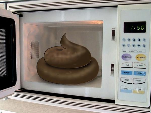 poop in microwave 610x458