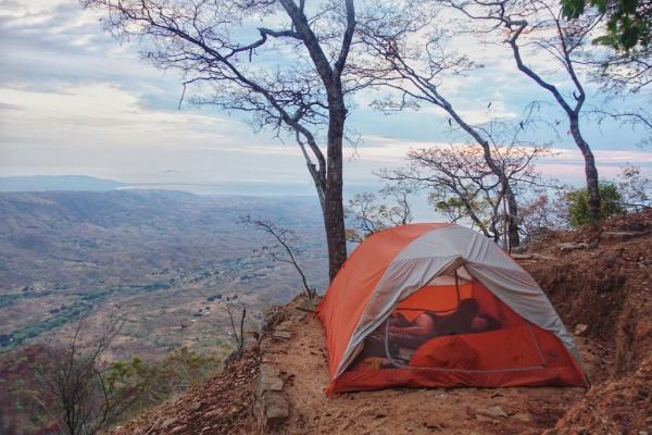 malawi the couple camped along route