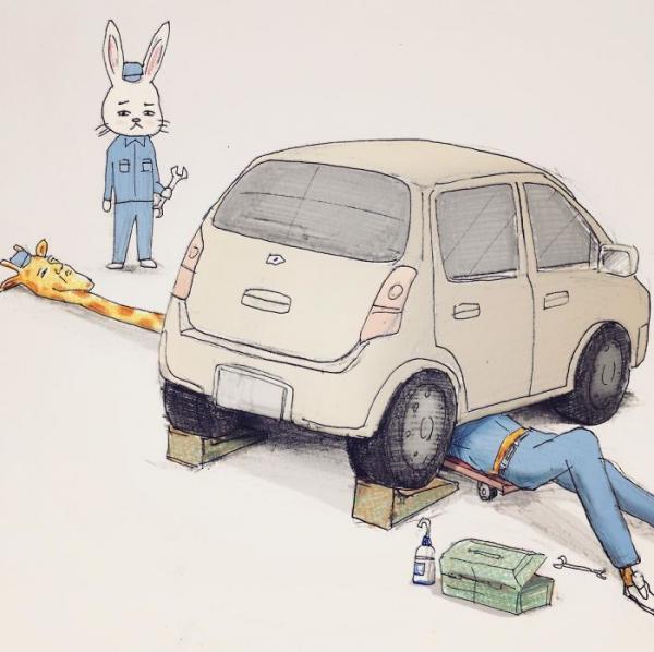 the enigmatic illustrations of the japanese artist keigo will fiddle with your head 5b76c065b5a99 700