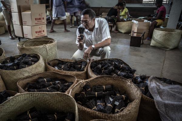 michel lomone said he has had hundreds of kilos of vanilla stolen from his warehouses over the years