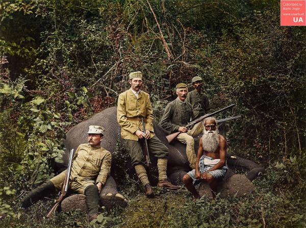 archduke franz ferdinand 1893 elephant hunting india