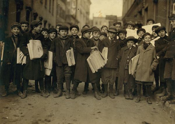 some of newarks small newsboys