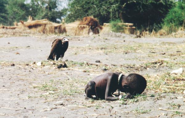 time 100 influential photos kevin carter starving child vulture 87
