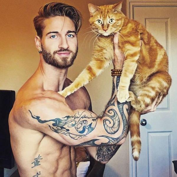 hot dudes with kittens instagram 61 605