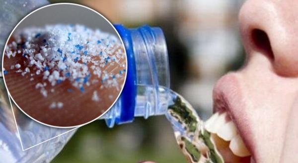 microplastics bottled water
