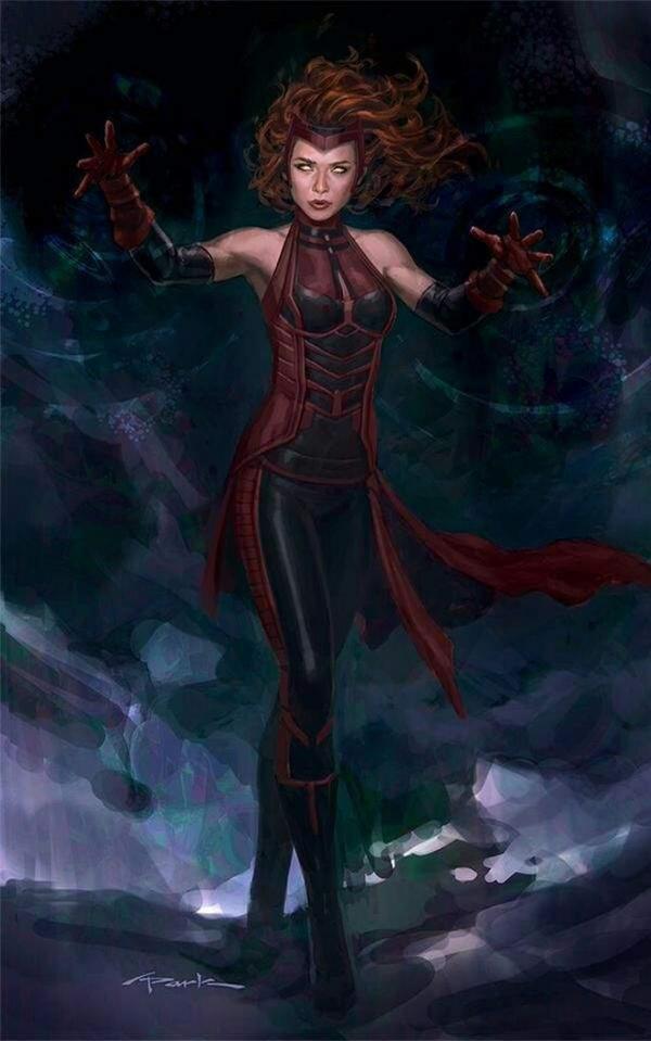 scarlet witch costume concept art