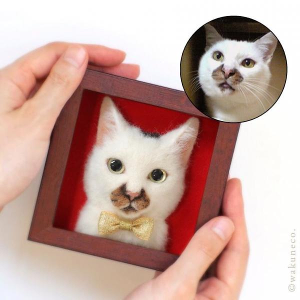 artist makes hyper realistic cats using felted wool and the result is wonderful 5b51cb60ecd54 880
