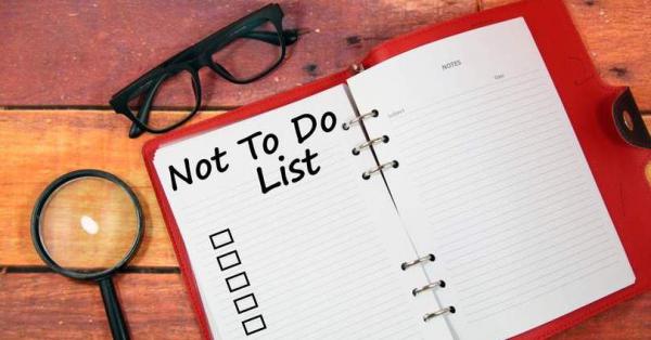 why a not to do list works better