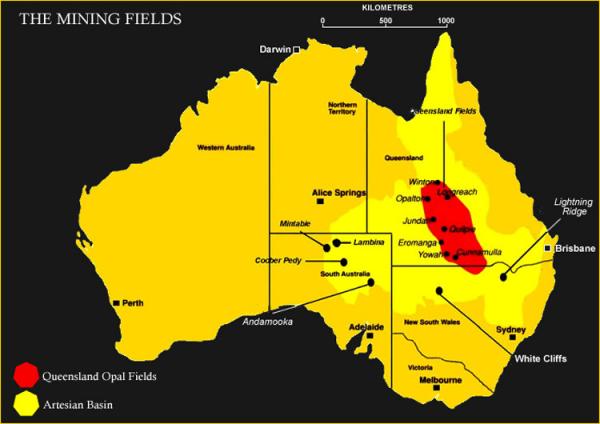 australian opal fields