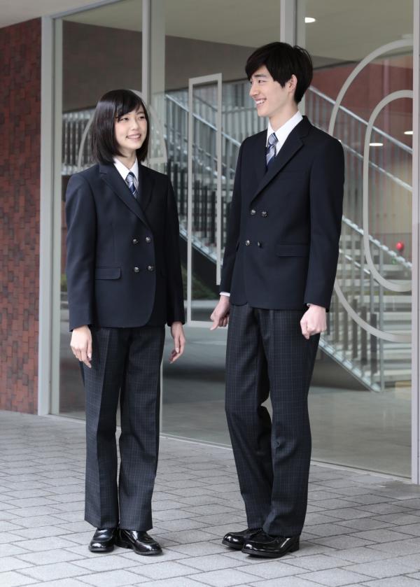 11 models pose in unisex school uniforms manufactured by tombow co courtesy of tombow co via kyodo