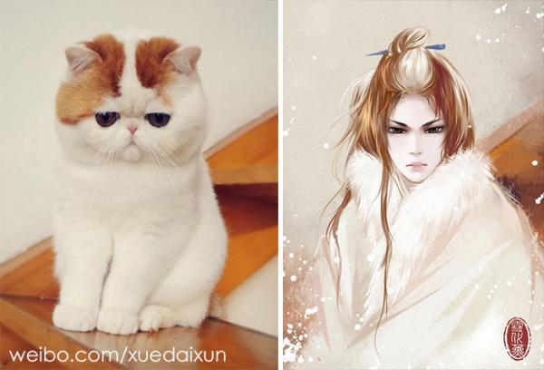 chinese artist creates human version of adorable kittens 5c1b55830a0a6 700