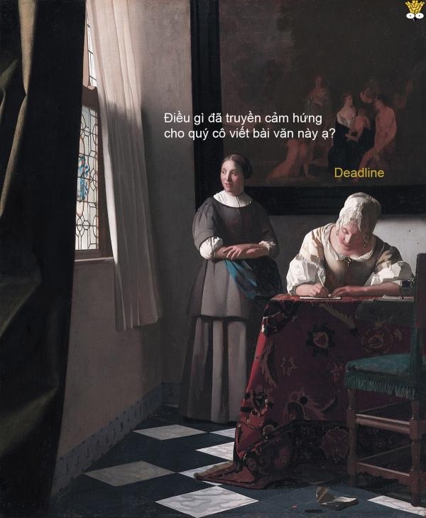 1200px woman writing a letter with her maid by johannes vermeer