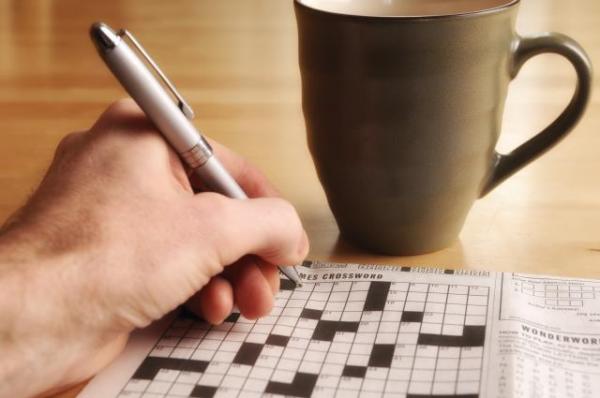 crossword puzzle morning